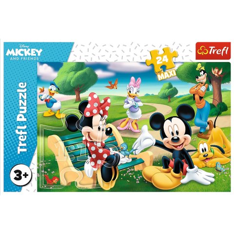 Puzzle - 24Maxi - Myszka Miki w gronie przyjaciół - Disney Standard Characters Trefl 14344 Puzzle - 24Maxi - Myszka Miki w gronie przyjaciół - Disney Standard Characters Trefl 14344