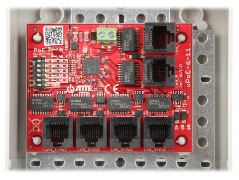 SWITCH POE XPOE-6-11-S2 5-PORTOWY ATTE SWITCH POE XPOE-6-11-S2 5-PORTOWY ATTE