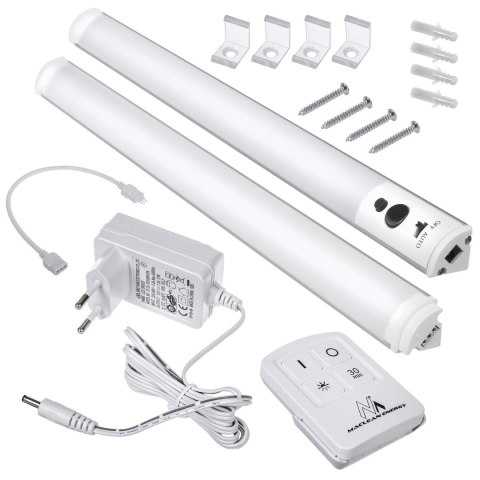 Podszafkowa lampa LED Maclean, liniowa, zestaw 2 moduły z pilotem i zasilaczem, max 4 moduły na jednym zasilaczu, MCE245 Podszafkowa lampa LED Maclean, liniowa, zestaw 2 moduły z pilotem i zasilaczem, max 4 moduły na jednym zasilaczu, MCE245