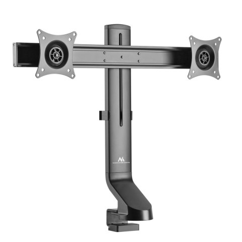 Uchwyt biurkowy na dwa monitory / podwójny Maclean, vesa 75x75 100x100, 17"-27", max 14kg, MC-854 Uchwyt biurkowy na dwa monitory / podwójny Maclean, vesa 75x75 100x100, 17"-27", max 14kg, MC-854