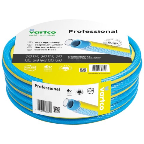 Wąż ogrodowy Vartco Professional 3/4" 20m Wąż ogrodowy Vartco Professional 3/4" 20m