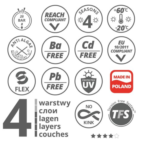 Wąż ogrodowy Vartco Professional 3/4" 20m Wąż ogrodowy Vartco Professional 3/4" 20m