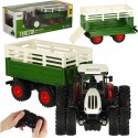 Traktor RC zdalnie sterowany ciągnik rolniczy z przyczepą pilot farma prezent 2,4G 3,7V 500mAh