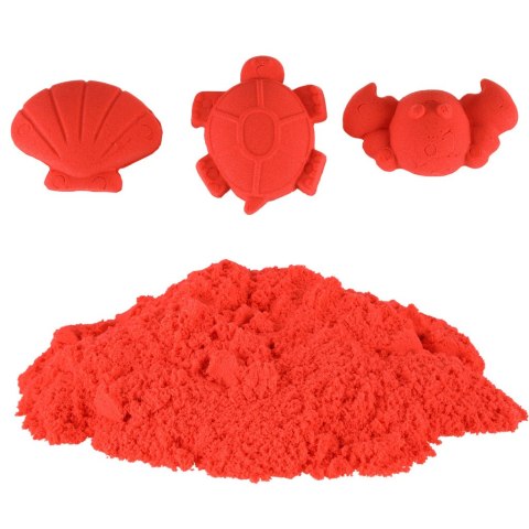 Piasek dla dzieci 1kg w woreczku czerwony