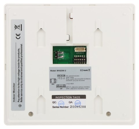 PANEL WEWNĘTRZNY M1023W-2 VIDOS PANEL WEWNĘTRZNY M1023W-2 VIDOS