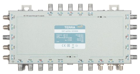 ROZGAŁĘŹNIK TV/SAT SDQ-908 TERRA ROZGAŁĘŹNIK TV/SAT SDQ-908 TERRA