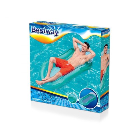 Materac dmuchany do pływania wody basenu plażowy z siatką siateczkowy miętowy BESTWAY 43103 Materac dmuchany do pływania wody basenu plażowy z siatką siateczkowy miętowy BESTWAY 43103
