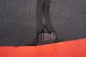 Trampolina Ogrodowa Jumpi 252cm/8FT Maxy Comfort Plus Czerwona Z Wewnętrzną Siatką