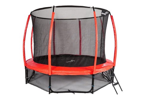 Trampolina Ogrodowa Jumpi 312cm/10FT Maxy Comfort Plus Czerwona Z Wewnętrzną Siatką Trampolina Ogrodowa Jumpi 312cm/10FT Maxy Comfort Plus Czerwona Z Wewnętrzną Siatką
