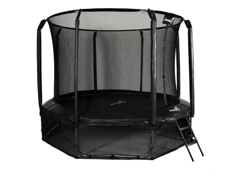 Trampolina Ogrodowa Jumpi 374cm/12FT Maxy Comfort Czarna Z Wewnętrzną Siatką Trampolina Ogrodowa Jumpi 374cm/12FT Maxy Comfort Czarna Z Wewnętrzną Siatką
