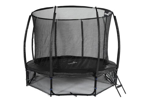 Trampolina Ogrodowa Jumpi 374cm/12FT Maxy Comfort Plus Czarna Z Wewnętrzną Siatką Trampolina Ogrodowa Jumpi 374cm/12FT Maxy Comfort Plus Czarna Z Wewnętrzną Siatką