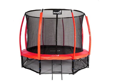 Trampolina Ogrodowa Jumpi 374cm/12FT Maxy Comfort Plus Czerwona Z Wewnętrzną Siatką Trampolina Ogrodowa Jumpi 374cm/12FT Maxy Comfort Plus Czerwona Z Wewnętrzną Siatką
