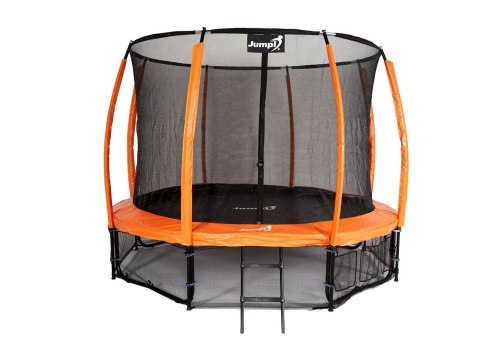Trampolina Ogrodowa Jumpi 374cm/12FT Maxy Comfort Plus Pomarańczowa Z Wewnętrzną Siatką Trampolina Ogrodowa Jumpi 374cm/12FT Maxy Comfort Plus Pomarańczowa Z Wewnętrzną Siatką