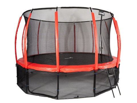 Trampolina Ogrodowa Jumpi 435cm/14FT Maxy Comfort Plus Czerwona Z Wewnętrzną Siatką Trampolina Ogrodowa Jumpi 435cm/14FT Maxy Comfort Plus Czerwona Z Wewnętrzną Siatką