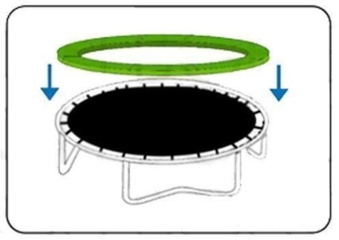 Osłona na sprężyny do trampoliny 8 FT/252 cm JUMPI Osłona na sprężyny do trampoliny 8 FT/252 cm JUMPI