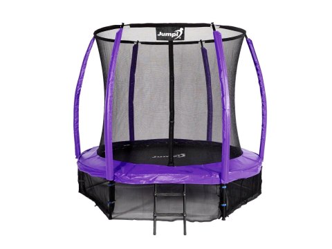 Trampolina Ogrodowa Jumpi 252cm/8FT Maxy Comfort Plus Fioletowa Z Wewnętrzną Siatką Trampolina Ogrodowa Jumpi 252cm/8FT Maxy Comfort Plus Fioletowa Z Wewnętrzną Siatką