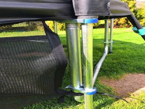 Trampolina Ogrodowa Jumpi 487cm/16FT Maxy Comfort Niebieska Z Wewnętrzną Siatką Trampolina Ogrodowa Jumpi 487cm/16FT Maxy Comfort Niebieska Z Wewnętrzną Siatką