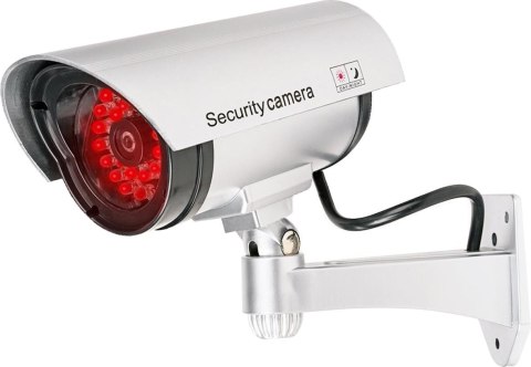 Atrapa kamery tubowej srebrna 30LED AT-2B-S Atrapa kamery tubowej srebrna 30LED AT-2B-S