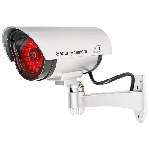 Atrapa kamery tubowej srebrna 30LED AT-2B-S Atrapa kamery tubowej srebrna 30LED AT-2B-S
