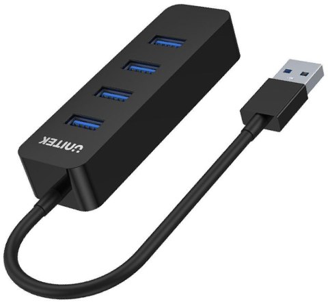 Hub USB Unitek H1117A, 4 porty, USB-C, USB 3.1, aktywny, 10W Hub USB Unitek H1117A, 4 porty, USB-C, USB 3.1, aktywny, 10W