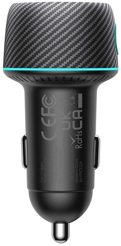 Ładowarka samochodowa Joyroom JR-CCN01 60W 3.0A PD 3.0 QC 3.0 1x USB-A 1x USB-C Ładowarka samochodowa Joyroom JR-CCN01 60W 3.0A PD 3.0 QC 3.0 1x USB-A 1x USB-C