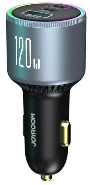 Ładowarka samochodowa Joyroom JR-CCN07 120W 5.0A PD 3.0 QC 3.0 1x USB-A 2x USB-C + kabel Ładowarka samochodowa Joyroom JR-CCN07 120W 5.0A PD 3.0 QC 3.0 1x USB-A 2x USB-C + kabel