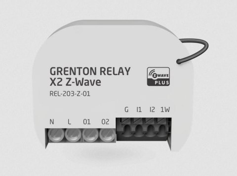 Moduł przekaźnikowy RELAYx2 Z-Wave Grenton Moduł przekaźnikowy RELAYx2 Z-Wave Grenton