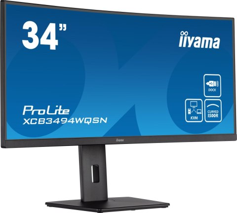 Monitor LED IIYAMA XCB3494WQSN-B5 34 cale VA KVM Monitor LED IIYAMA XCB3494WQSN-B5 34 cale VA KVM