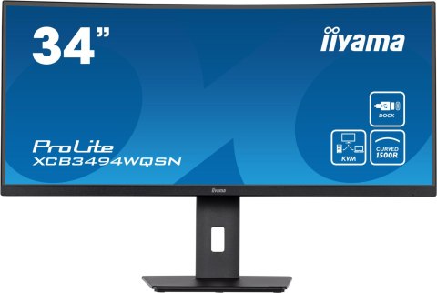 Monitor LED IIYAMA XCB3494WQSN-B5 34 cale VA KVM Monitor LED IIYAMA XCB3494WQSN-B5 34 cale VA KVM