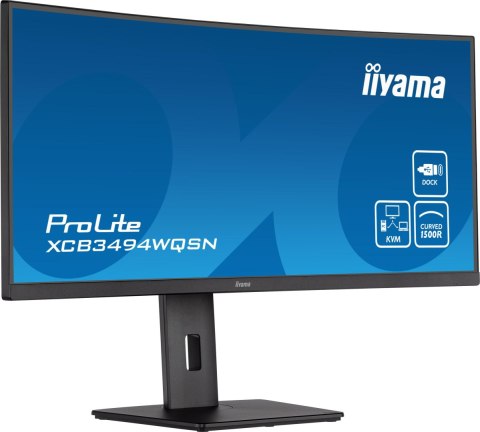 Monitor LED IIYAMA XCB3494WQSN-B5 34 cale VA KVM Monitor LED IIYAMA XCB3494WQSN-B5 34 cale VA KVM