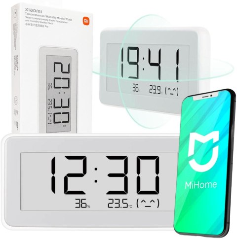 Zegar z Termometrem i Czujnikiem Wilgotności Xiaomi Mi Temperature and Humidity Monitor Clock Pro Zegar z Termometrem i Czujnikiem Wilgotności Xiaomi Mi Temperature and Humidity Monitor Clock Pro
