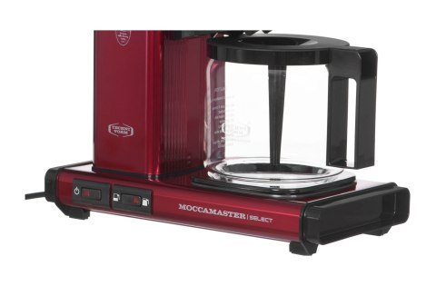 Moccamaster KBG Select metallic red ekspres przelew Moccamaster KBG Select metallic red ekspres przelew