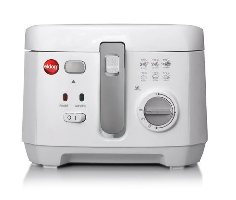 Frytownica ELDOM FR18 (2,5 l; 0,5 kg; 1800W; kolor biały) Frytownica ELDOM FR18 (2,5 l; 0,5 kg; 1800W; kolor biały)