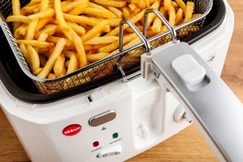 Frytownica ELDOM FR18 (2,5 l; 0,5 kg; 1800W; kolor biały) Frytownica ELDOM FR18 (2,5 l; 0,5 kg; 1800W; kolor biały)