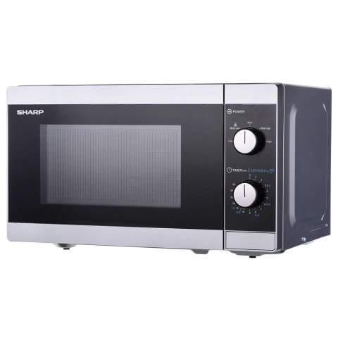 Kuchenka mikrofalowa SHARP YC-MS01E-S (800W; 20l; kolor srebrny) Kuchenka mikrofalowa SHARP YC-MS01E-S (800W; 20l; kolor srebrny)