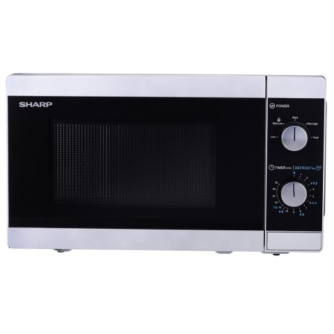 Kuchenka mikrofalowa SHARP YC-MS01E-S (800W; 20l; kolor srebrny) Kuchenka mikrofalowa SHARP YC-MS01E-S (800W; 20l; kolor srebrny)