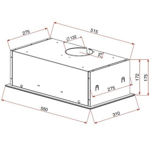 Okap podszafkowy TEKA GFG2 GLASS BLACK (334 m3/h; 550mm; kolor czarny) Okap podszafkowy TEKA GFG2 GLASS BLACK (334 m3/h; 550mm; kolor czarny)