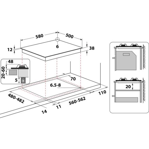 Płyta gazowa Whirlpool AKM 268 IX (4 pola grzejne; kolor inox) (WYPRZEDAŻ) Płyta gazowa Whirlpool AKM 268 IX (4 pola grzejne; kolor inox) (WYPRZEDAŻ)