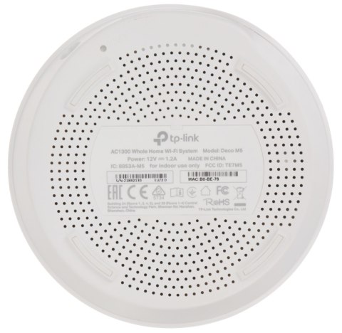 DOMOWY SYSTEM WI-FI DECO-M5(1-PACK) 2.4 GHz, 5 GHz 400 Mb/s + 867 Mb/s TP-LINK