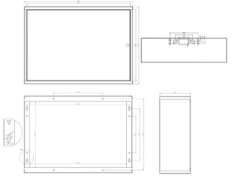 OBUDOWA MB-TPR8-MP-W 700 x 500 x 200 mm STALFLEX OBUDOWA MB-TPR8-MP-W 700 x 500 x 200 mm STALFLEX