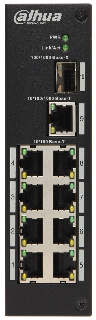 SWITCH PRZEMYSŁOWY PFS3110-8T 8-PORTOWY SFP DAHUA