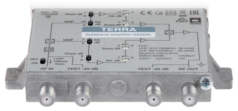 WZMACNIACZ WIELOZAKRESOWY HS-004L