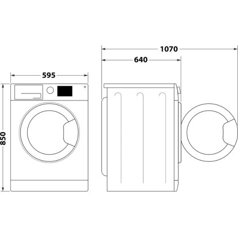 Pralka HOTPOINT AQ104D497SD EU/B N Pralka HOTPOINT AQ104D497SD EU/B N