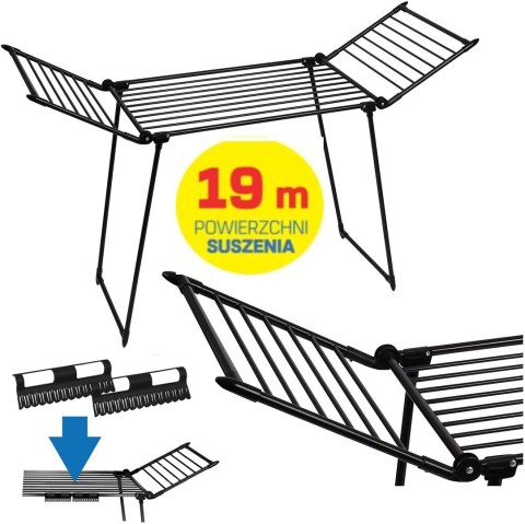 PROMIS SUSZARKA NA PRANIE CZARNA AMALFI SU120 PROMIS SUSZARKA NA PRANIE CZARNA AMALFI SU120