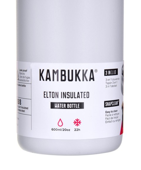 Kambukka butelka termiczna Elton Insulated 600 ml - Chalk White Kambukka butelka termiczna Elton Insulated 600 ml - Chalk White