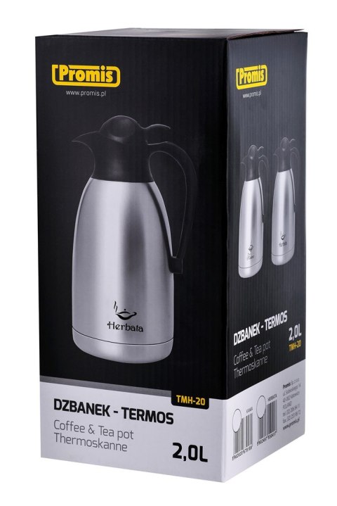 PROMIS DZBANEK STALOWY 2,0 L, NADRUK HERBATA TMH20 PROMIS DZBANEK STALOWY 2,0 L, NADRUK HERBATA TMH20