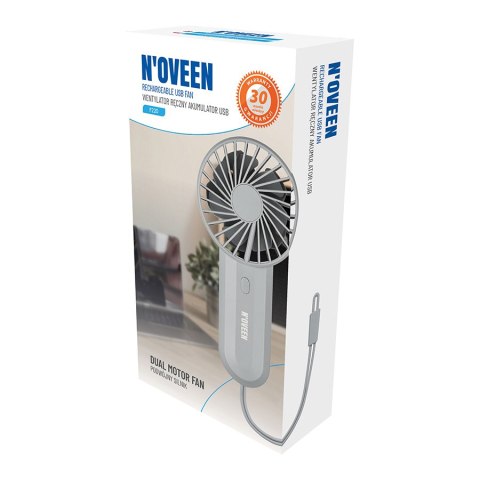 Wentylator ręczny akumulator USB NOVEEN F220 Wentylator ręczny akumulator USB NOVEEN F220