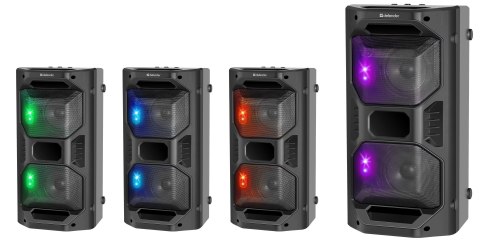 DEFENDER GŁOŚNIK BLUETOOTH 5.0 RAGE 50W LED/BT/FM/USB/MIC/TWS 65109 DEFENDER GŁOŚNIK BLUETOOTH 5.0 RAGE 50W LED/BT/FM/USB/MIC/TWS 65109