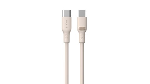 Kabel Havit Typ C CB6284 2.0m (beżowy) Kabel Havit Typ C CB6284 2.0m (beżowy)