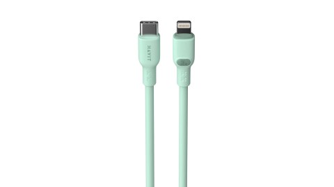 Kabel Havit Typ C-Lightning CB6281 1.0m (zielony) Kabel Havit Typ C-Lightning CB6281 1.0m (zielony)
